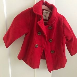 Red 12-18 mon pea coat